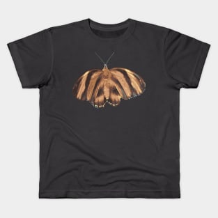 Orange Butterfly Kids T-Shirt